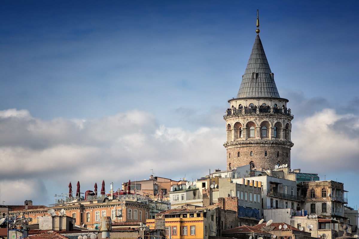 Galata Tower rising above the historic cityscape of Istanbul